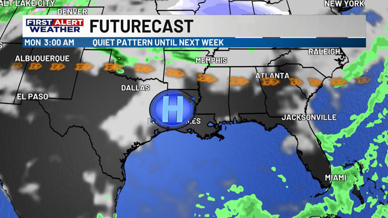 First alert forecast: Spotty rain chance for our Thursday ahead of warm ...
