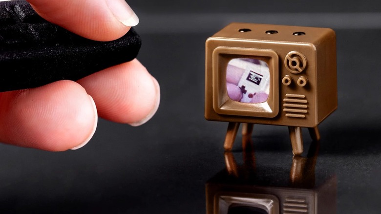 The world's smallest working TV can easily fit in the palm of your hand