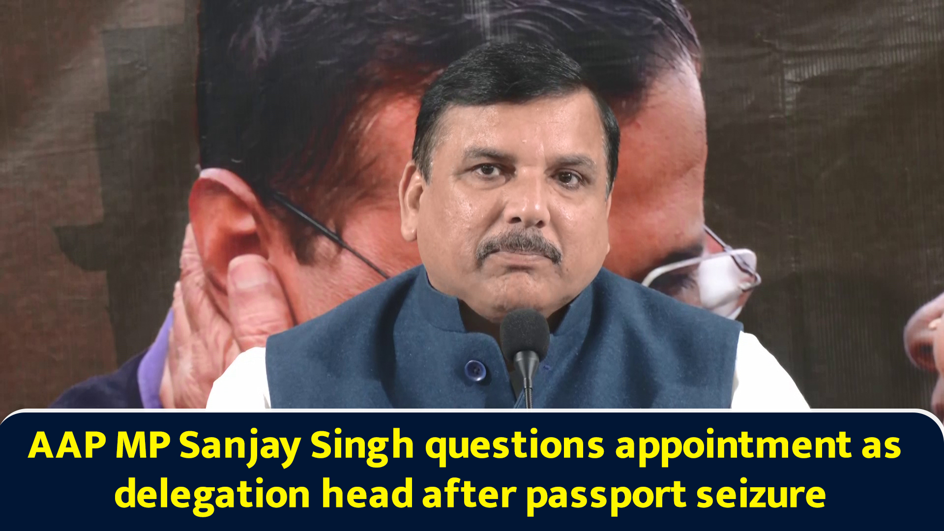 AAP MP Sanjay Singh questions appointment as delegation head after ...