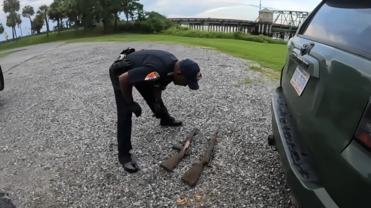 A gun, a rifle, and talk of military hardware - one of their wildest ...