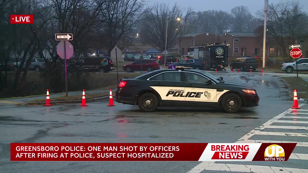 Greensboro police: Man shot after firing at officers