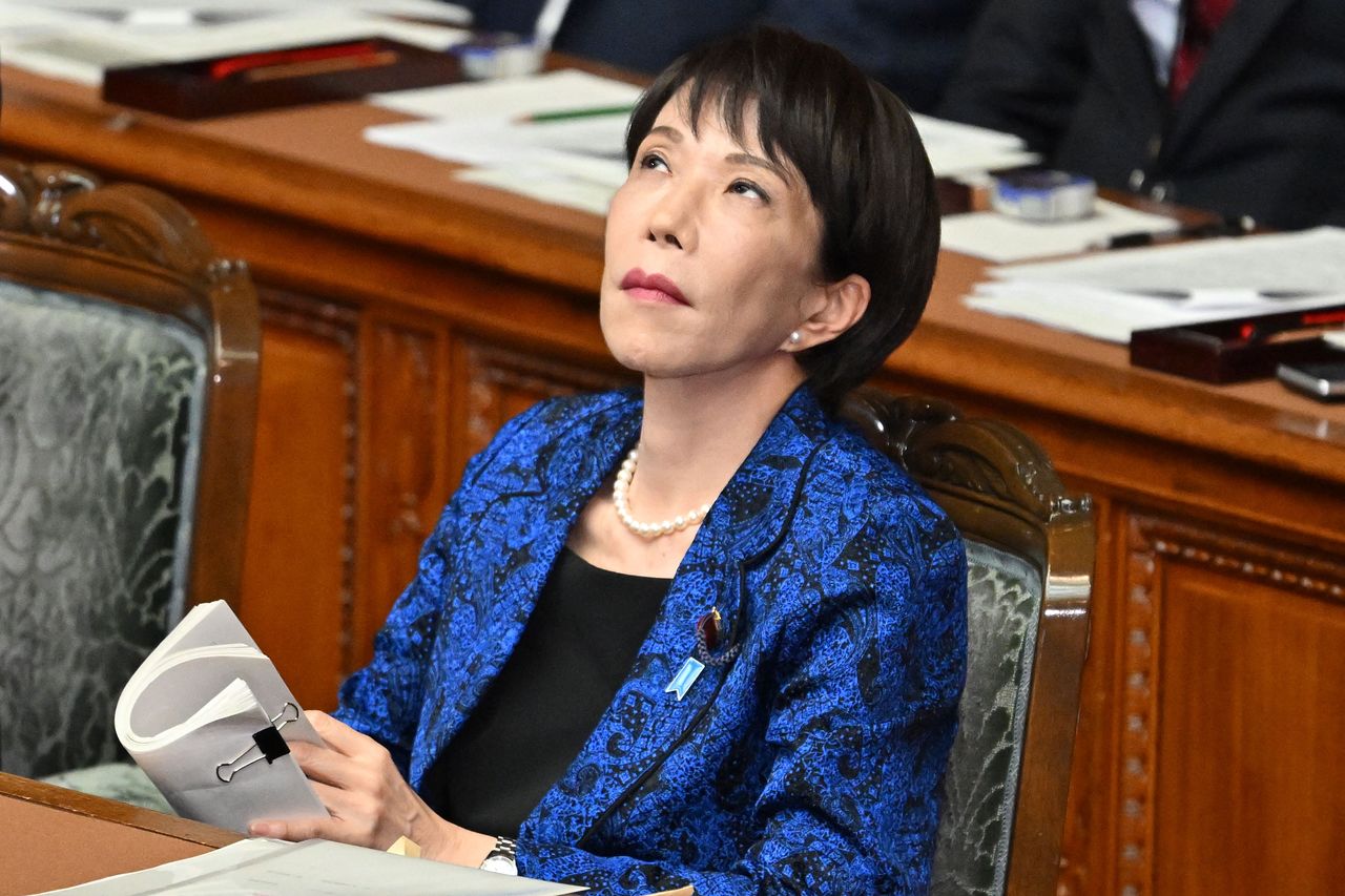 去る 25日ダカー理サナに日本総理が東京国会議員本会議に参加した姿. AFP=連合ニュース