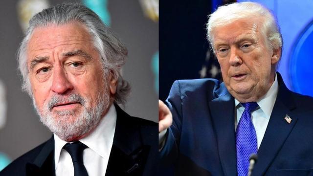 Trump llama a Robert De Niro "enfermo y demente" tras críticas del actor
