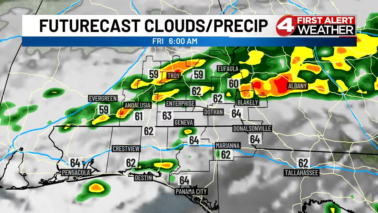 Warmer days ahead, but rain moves in Friday