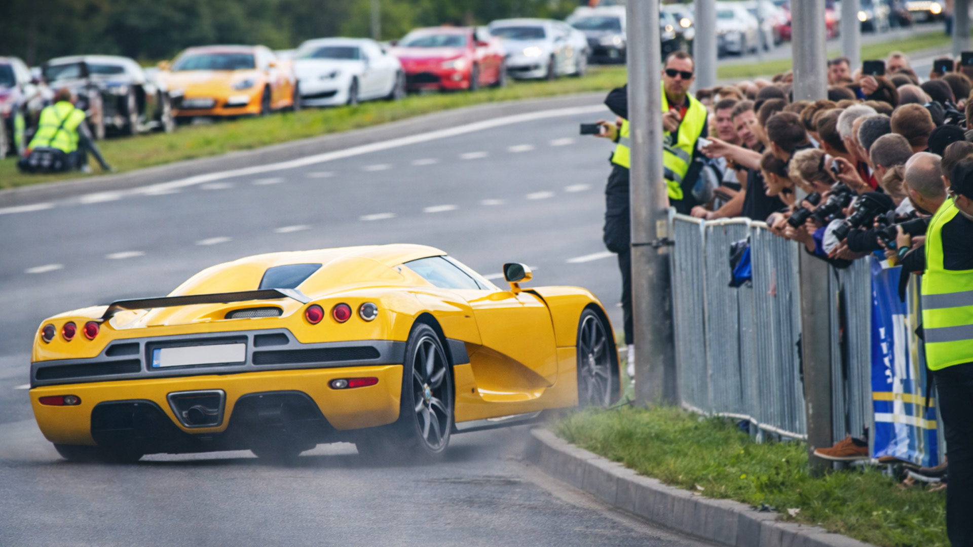 Koenigsegg involved in collision incident