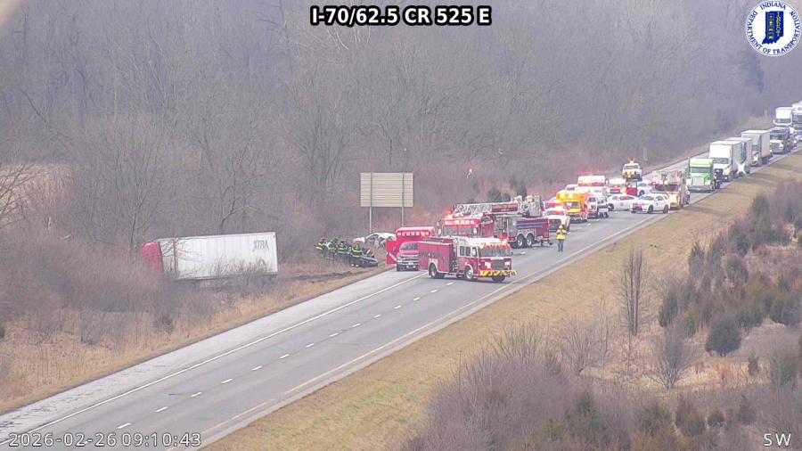 I-70 reopens after crash caused closure in Hendricks County
