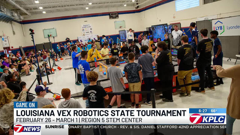 Game on: The Louisiana VEX Robotics State Tournament comes to Lake Charles