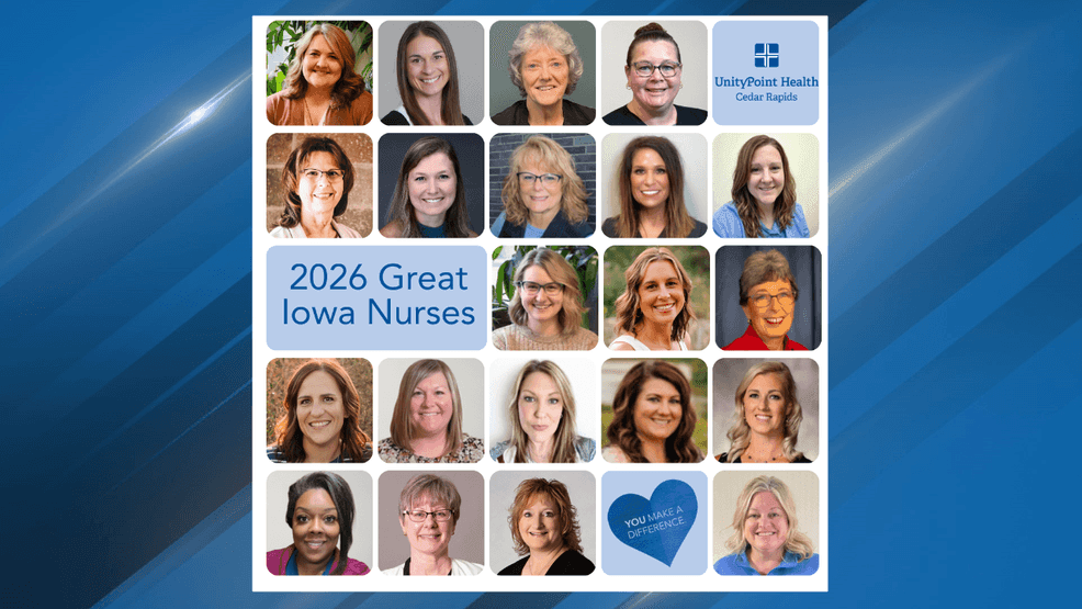 UnityPoint Health nurses honored as 2026 Great Iowa Nurses