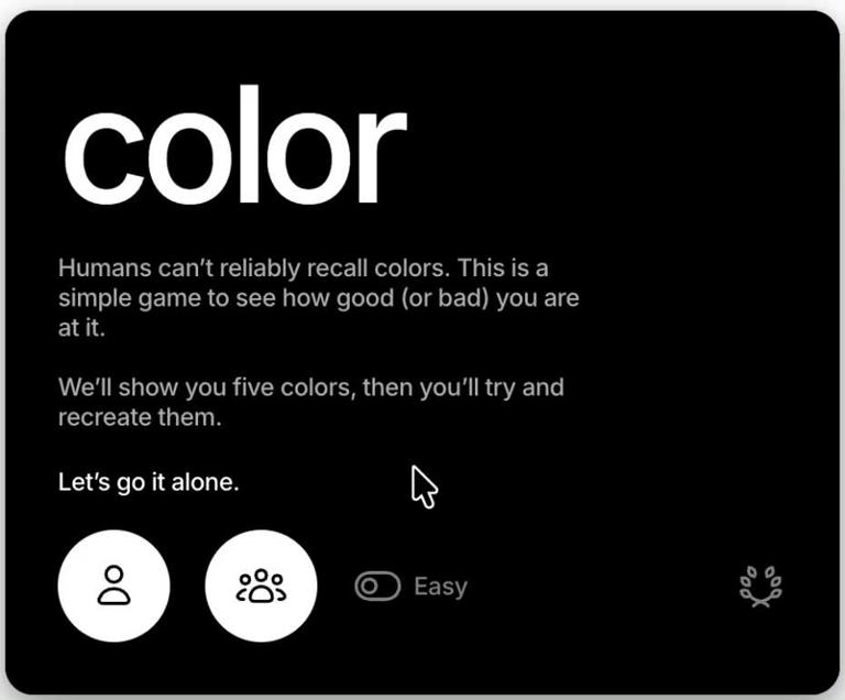 Test your color memory with this game