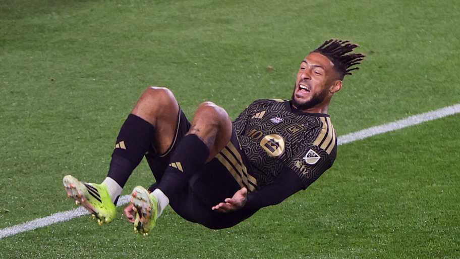 Denis Bouanga scored against Miami in LAFC’s opening game. | Ryan Sirius Sun/MLS/Getty Images