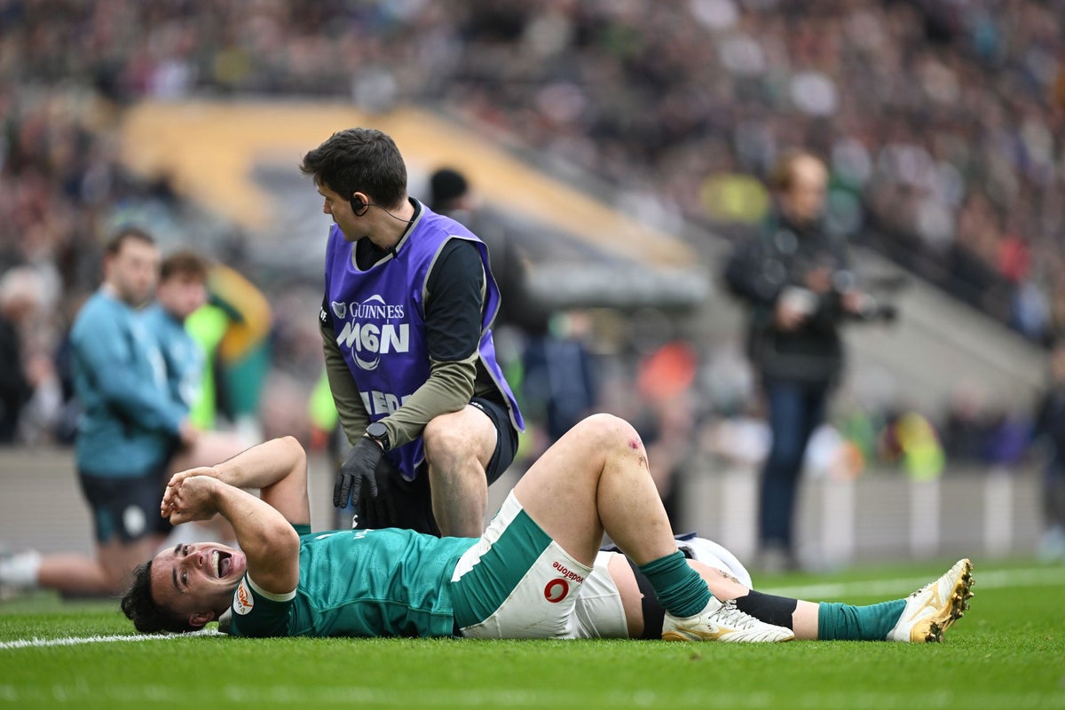 Ireland wing Lowe to miss rest of Six Nations with groin injury