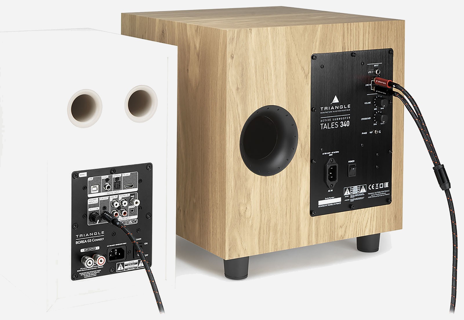Triangle RCA et RCA Y, nouveaux câbles audio bien pratiques