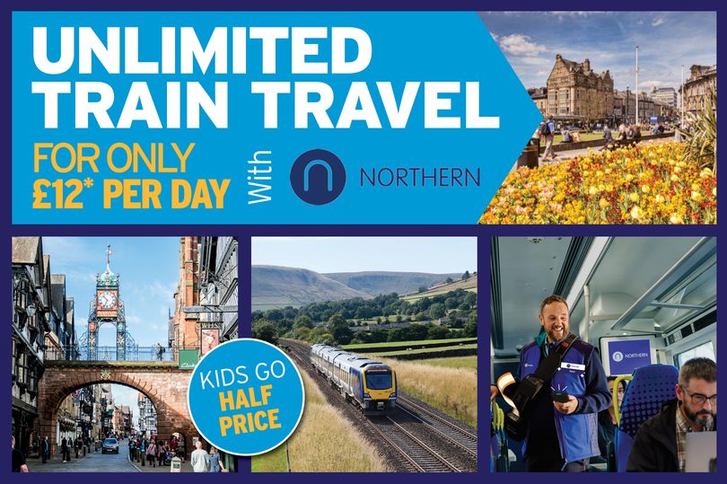 £12* unlimited day travel on Northern trains only with the Sentinel