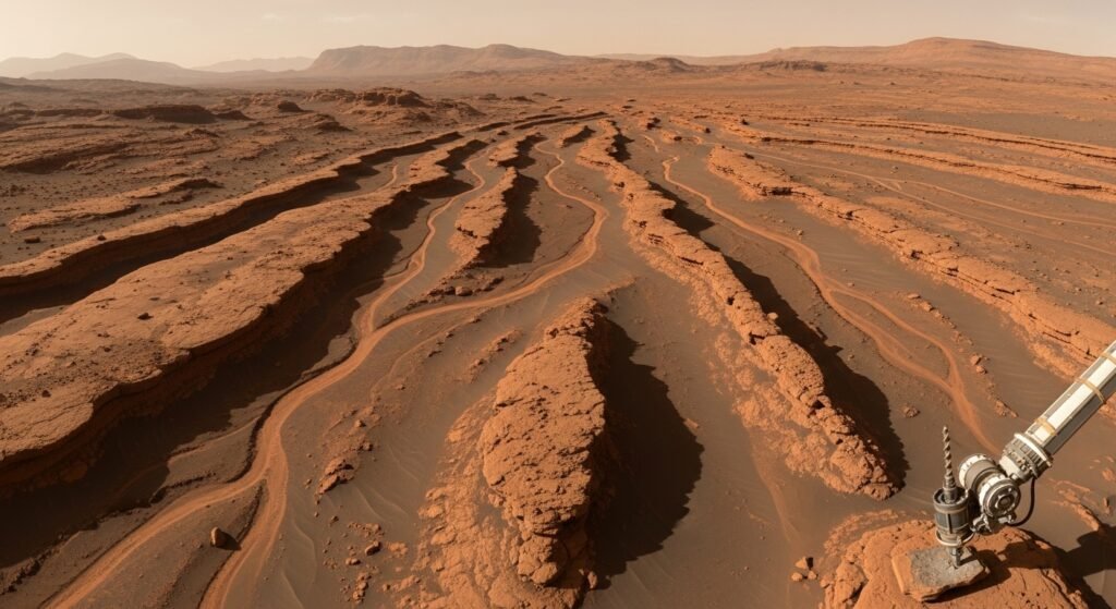 Hints of ancient water activity