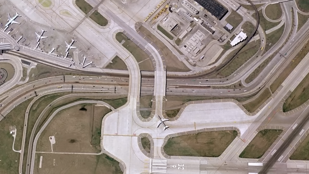 The 226-foot bridge built for jumbo jets