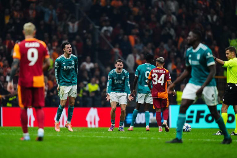 Liverpool lost to Galatasaray during the league phase of the Champions League