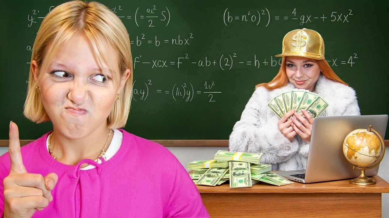 Démasquage de la fille la plus riche de l’école 😱💸 Amelka a révélé la ...