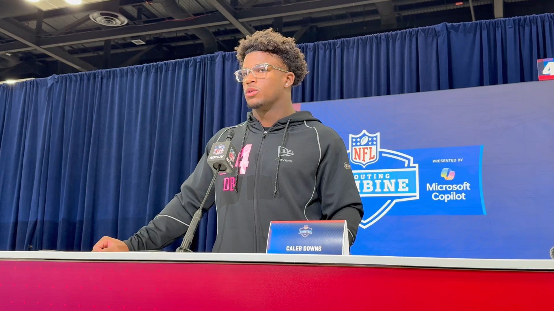 Los Angeles Rams Prospect and Ohio State Buckeye Caleb Downs on Playing ...