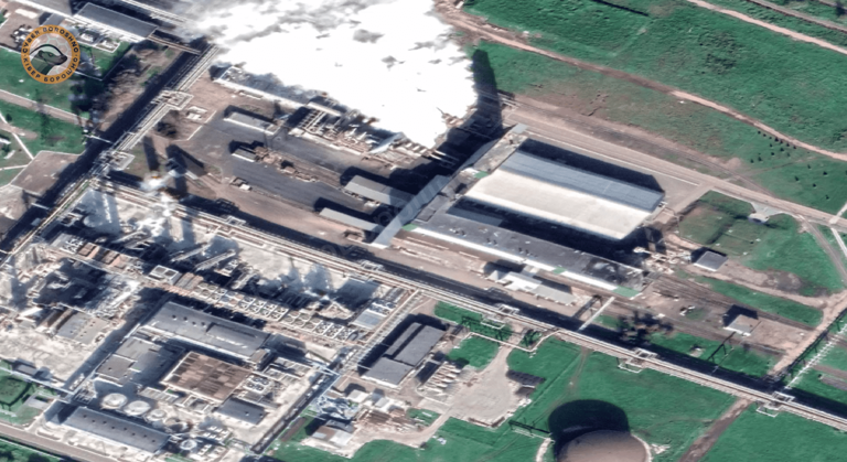Ukrainian drones strike chemical plant deep inside Russia - Photos ...