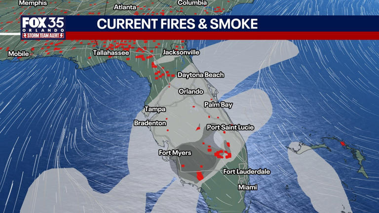 Red flag fire warning issued for Central Florida: Volusia, Lake ...