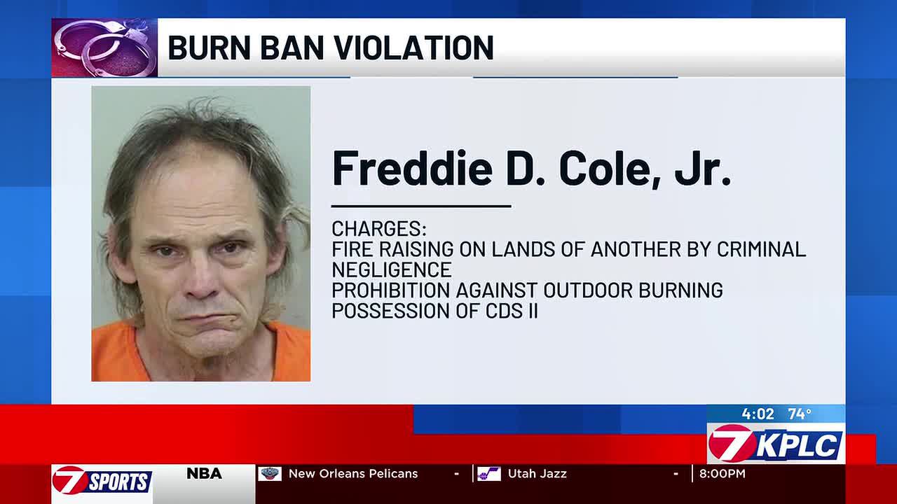 Carlyss man arrested for burning trash during burn ban, setting ...