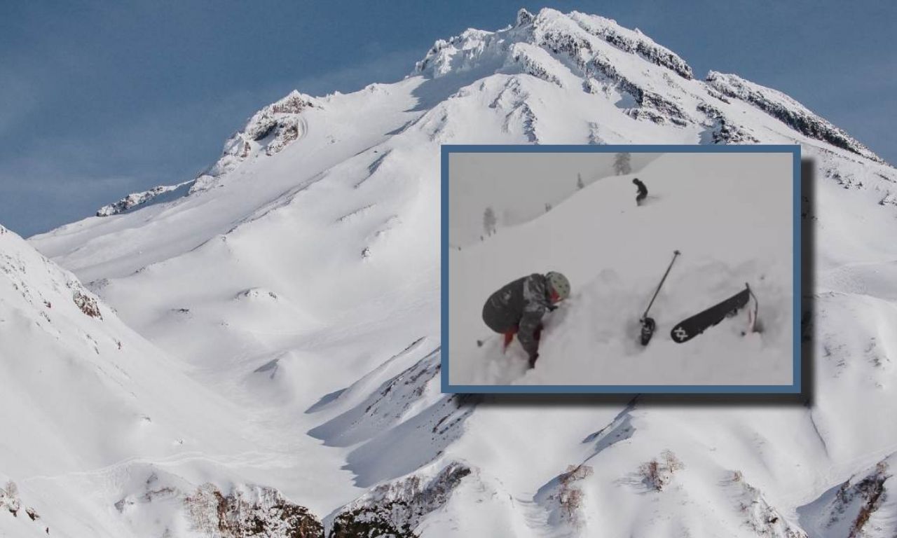 Rescatan con sus propias manos a esquiador atrapado en una avalancha ...