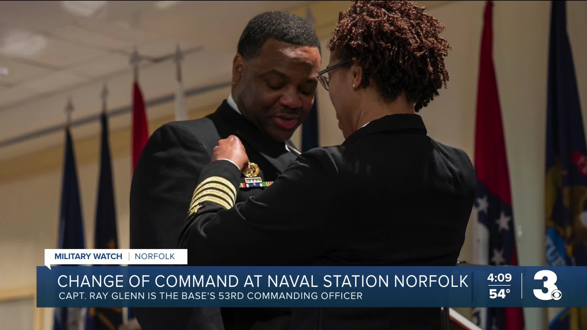 Change of command ceremony held at Naval Station Norfolk