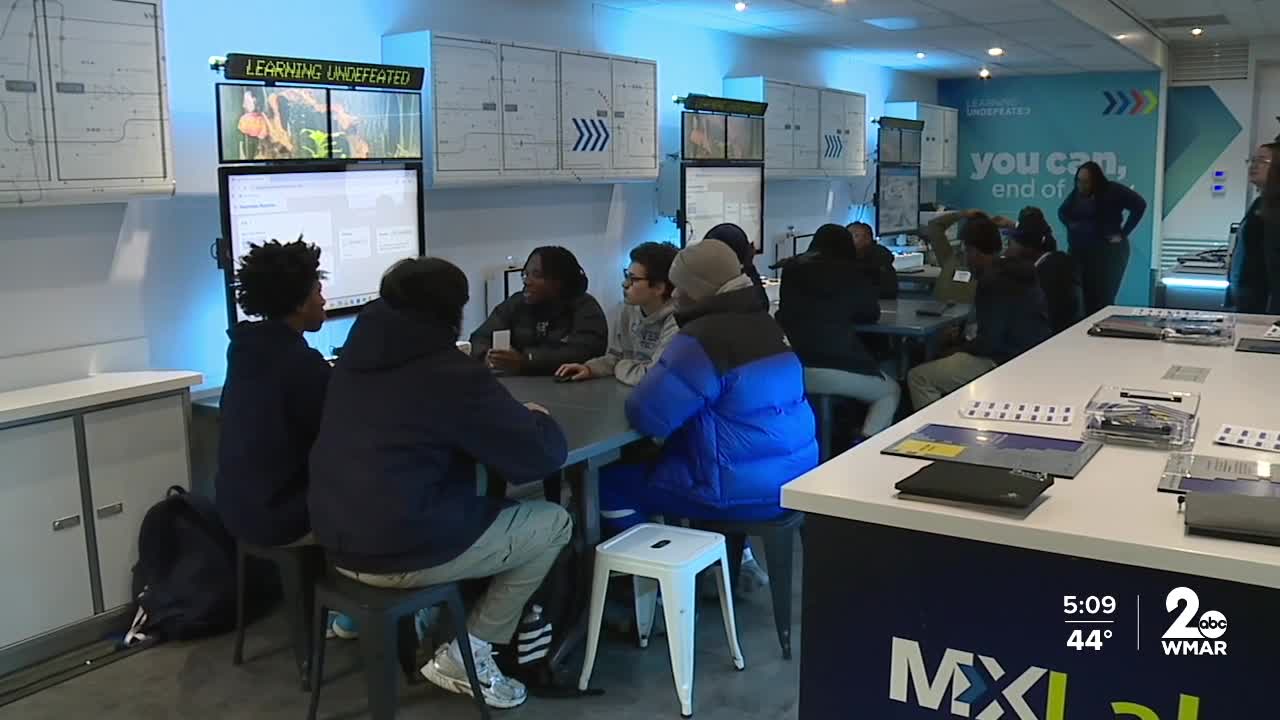 Baltimore students build AI from scratch in mobile lab