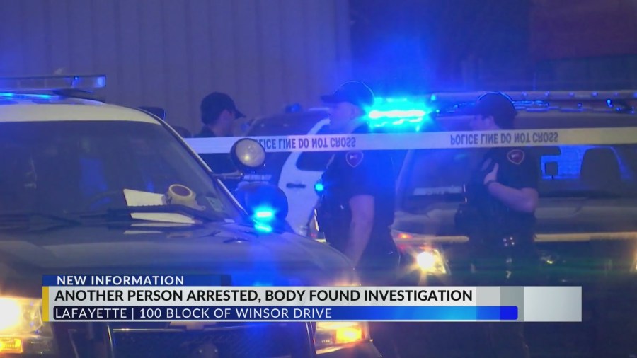 Third suspect arrested in connection with Lafayette homicide investigation