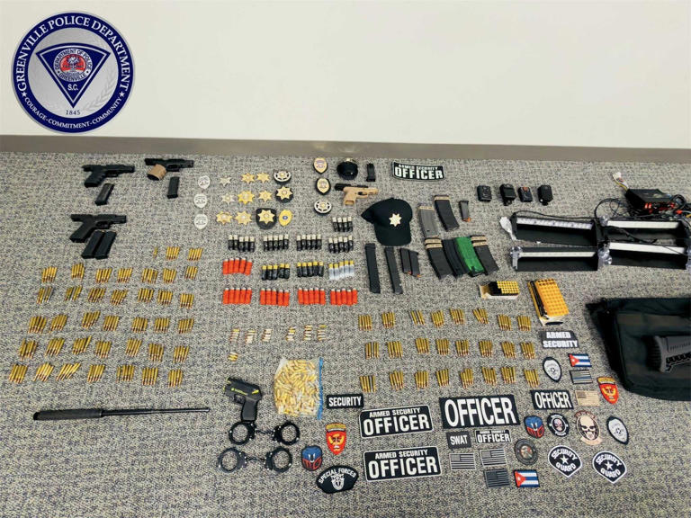 Fake traffic stops lead officers to cache of weapons and police‑style gear