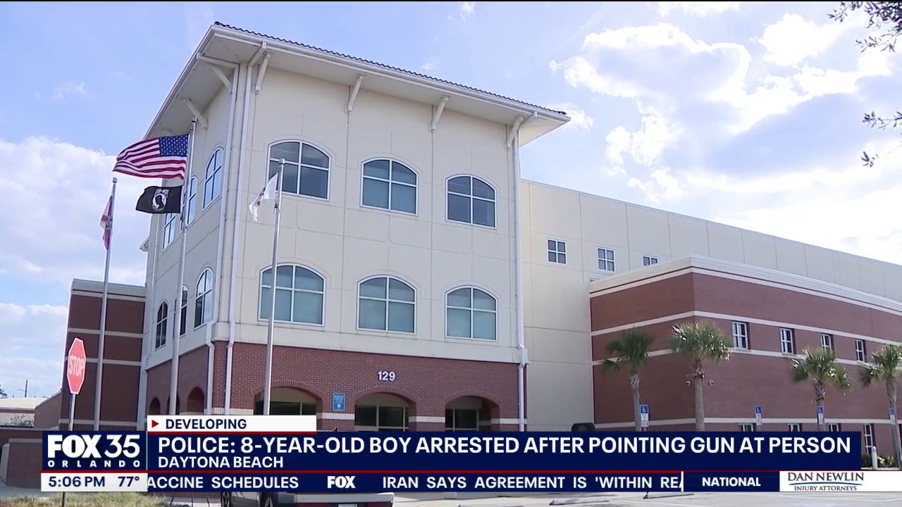 Boy, 8, arrested after allegedly pointing gun in Daytona Beach