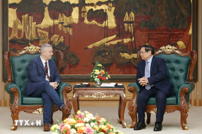 Thủ tướng Chính phủ Phạm Minh Chính tiếp Đại sứ Bỉ tại Việt Nam