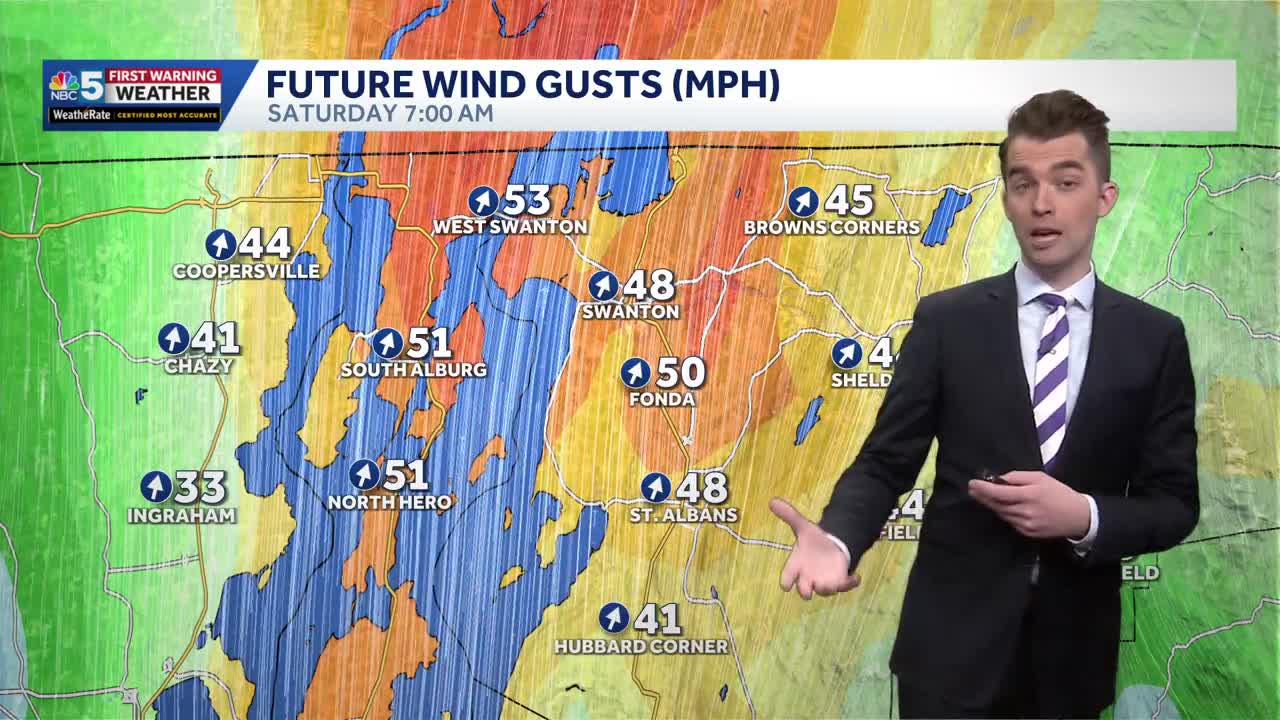 Quiet Friday, strong wind and milder weather ahead Saturday (2-26-26)