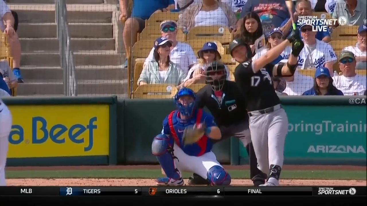 Aussie Curtis Mead crushes first spring homer