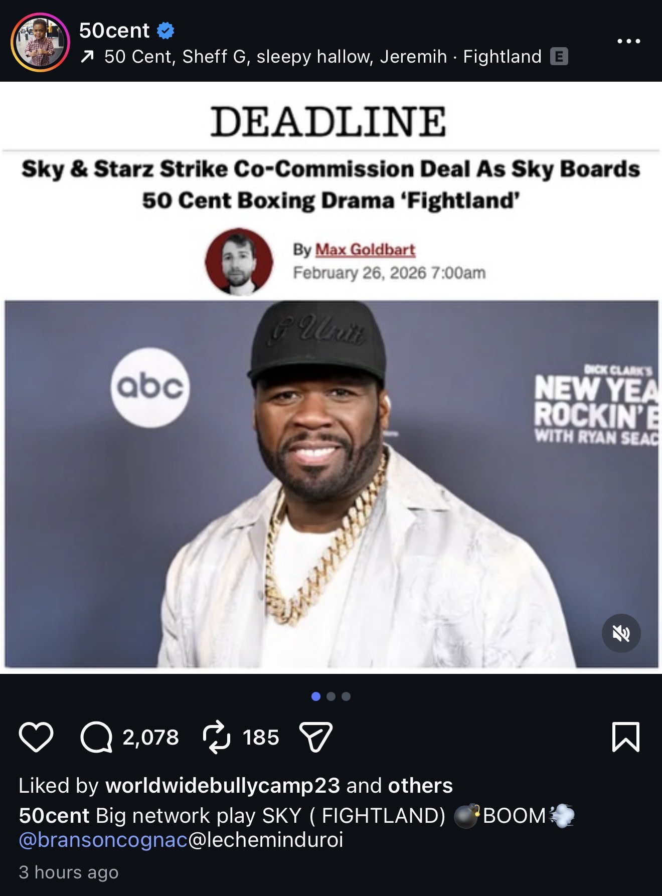 50 Cent focuses on career achievements and business wins instead of TI ...