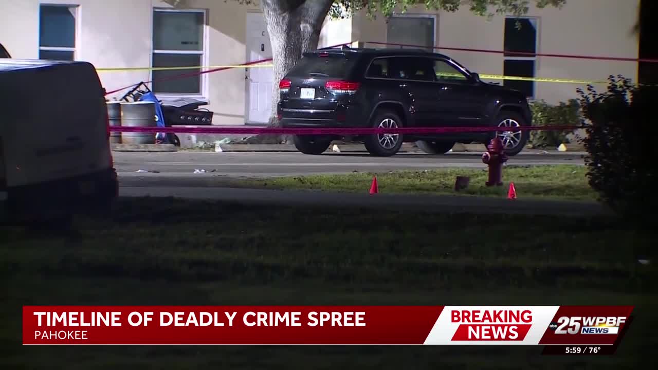 Timeline of tragedy: Three dead, one wounded, and a deputy injured