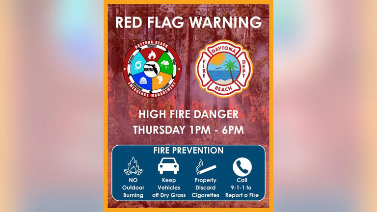 Red flag fire warning issued for Central Florida: Volusia, Lake ...