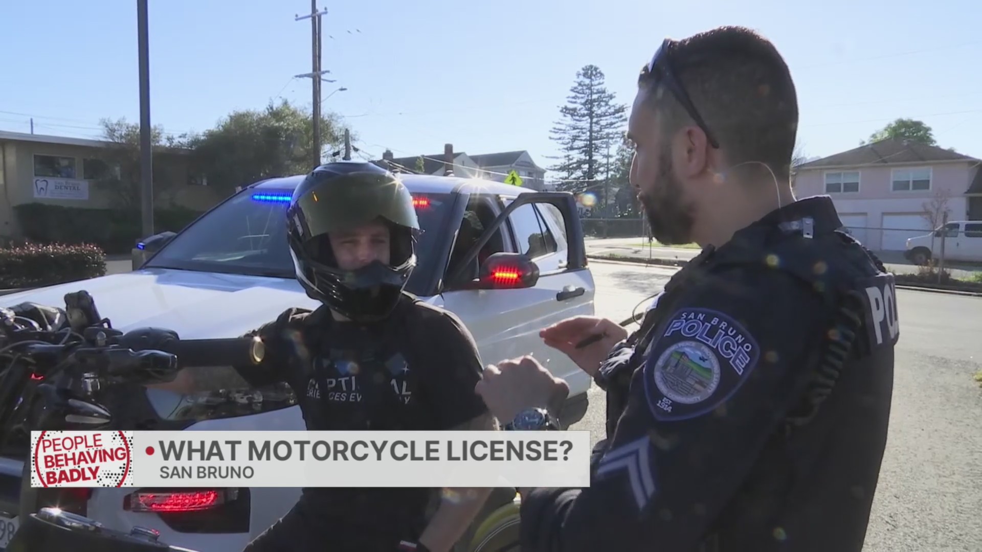 People behaving badly: What motorcycle license?