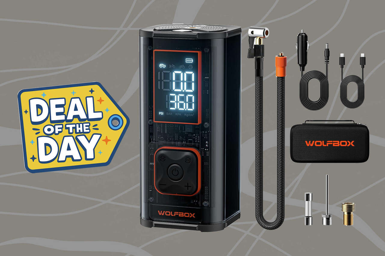 This heavy-duty tire inflator is 24% off right now
