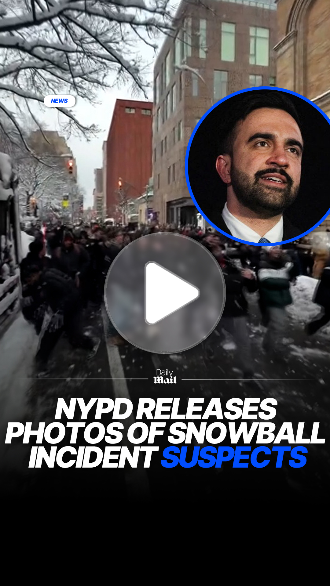 NYPD releases photos of suspects in snowball incident