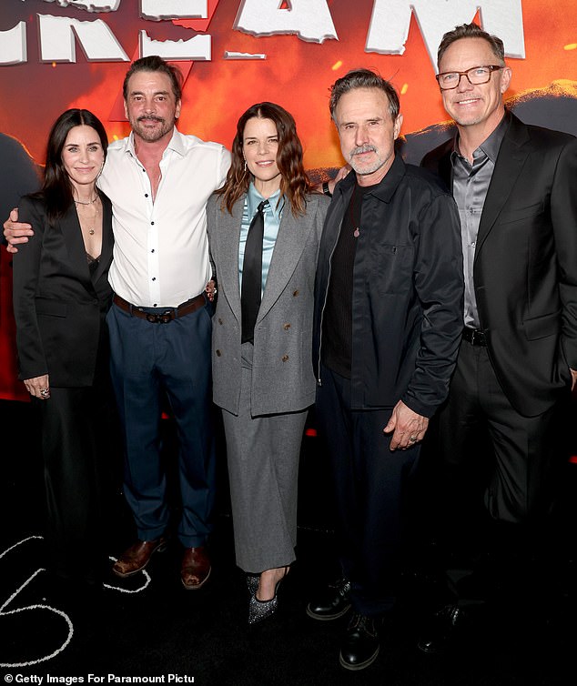 Scream fans go wild as Courteney Cox reunites with ex David Arquette ...