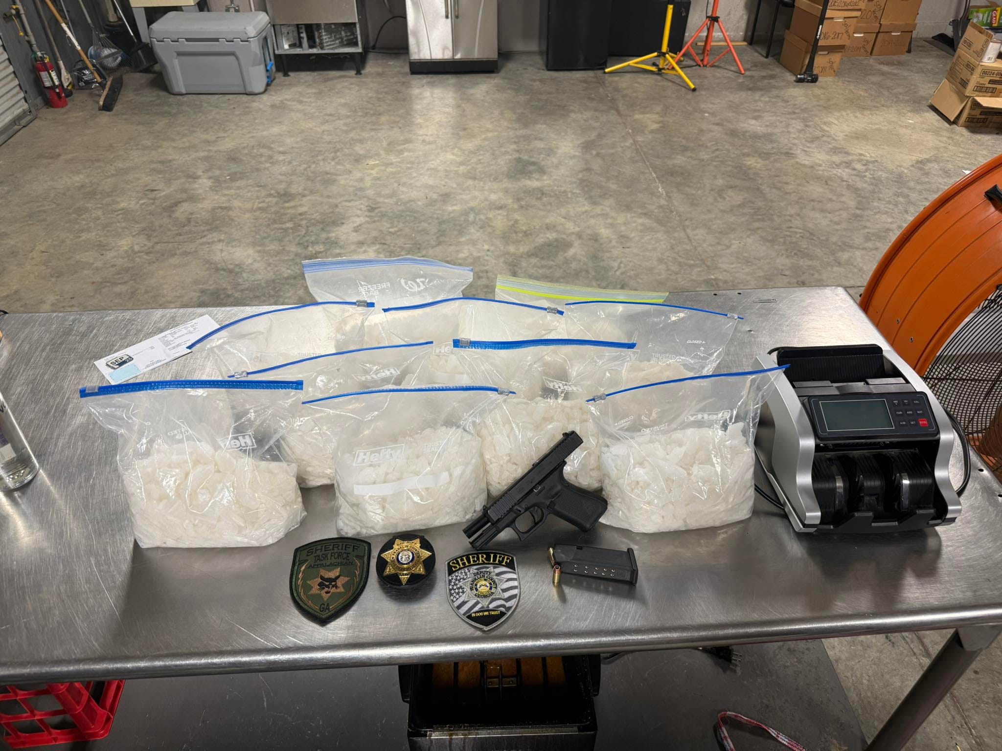 Motherload of meth seized during North GA traffic stop