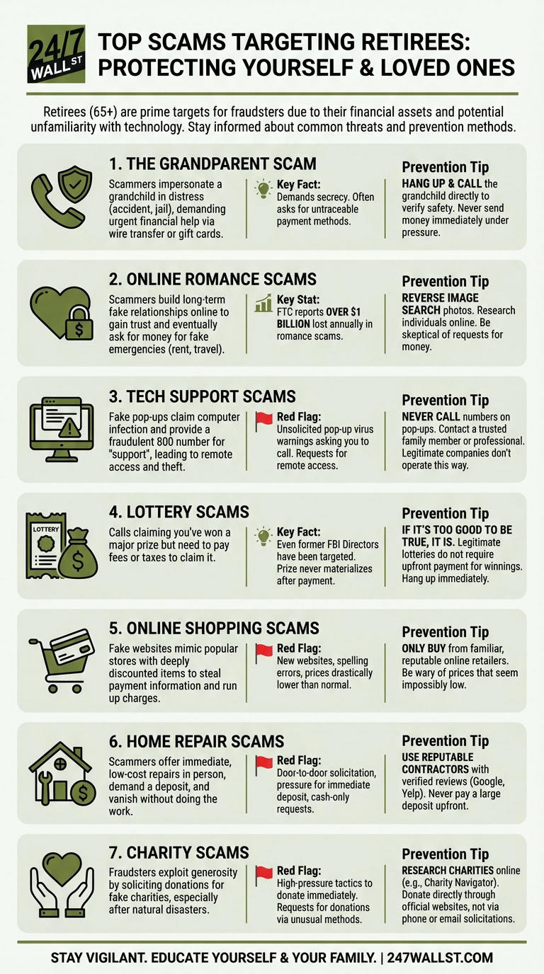The top scams retirees fall for every time