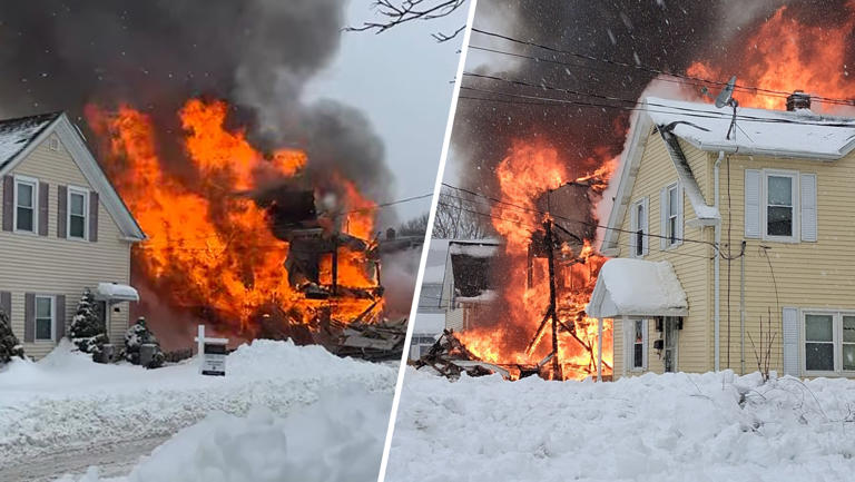 Gas leak the likely cause of Taunton house explosion, fire officials say