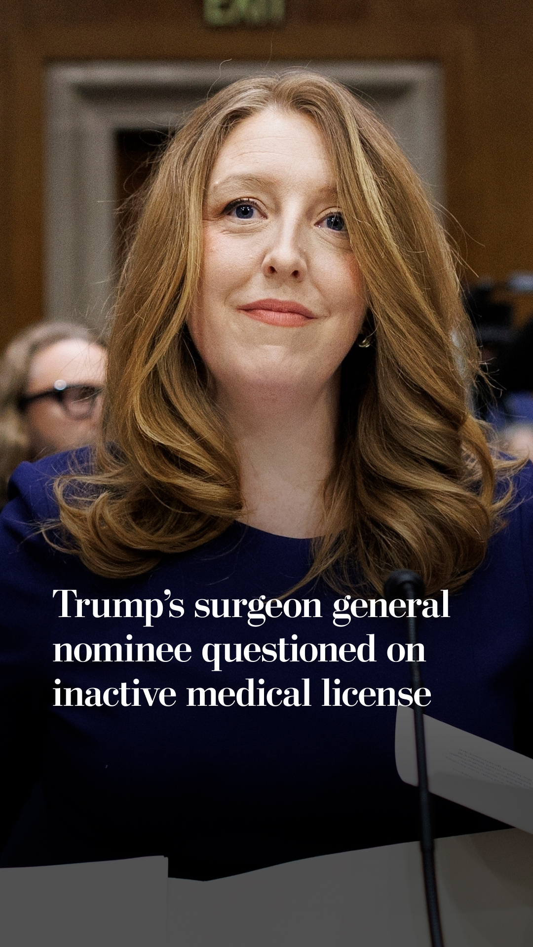 Surgeon general nominee questioned on medical license