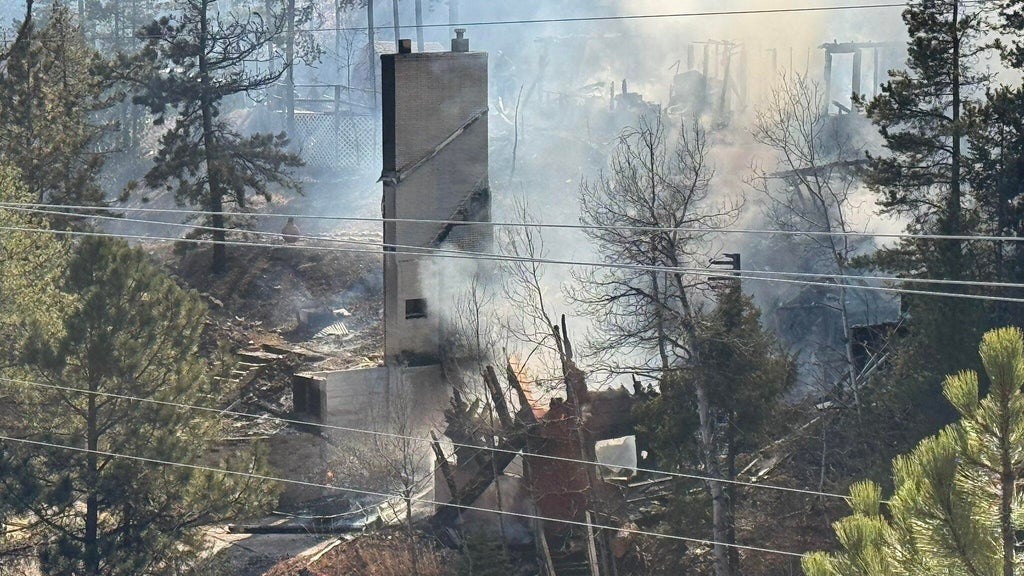After house is destroyed by fire, Colorado firefighters stop spread of ...