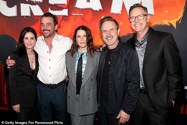 Scream fans go wild as Courteney Cox reunites with ex David Arquette ...