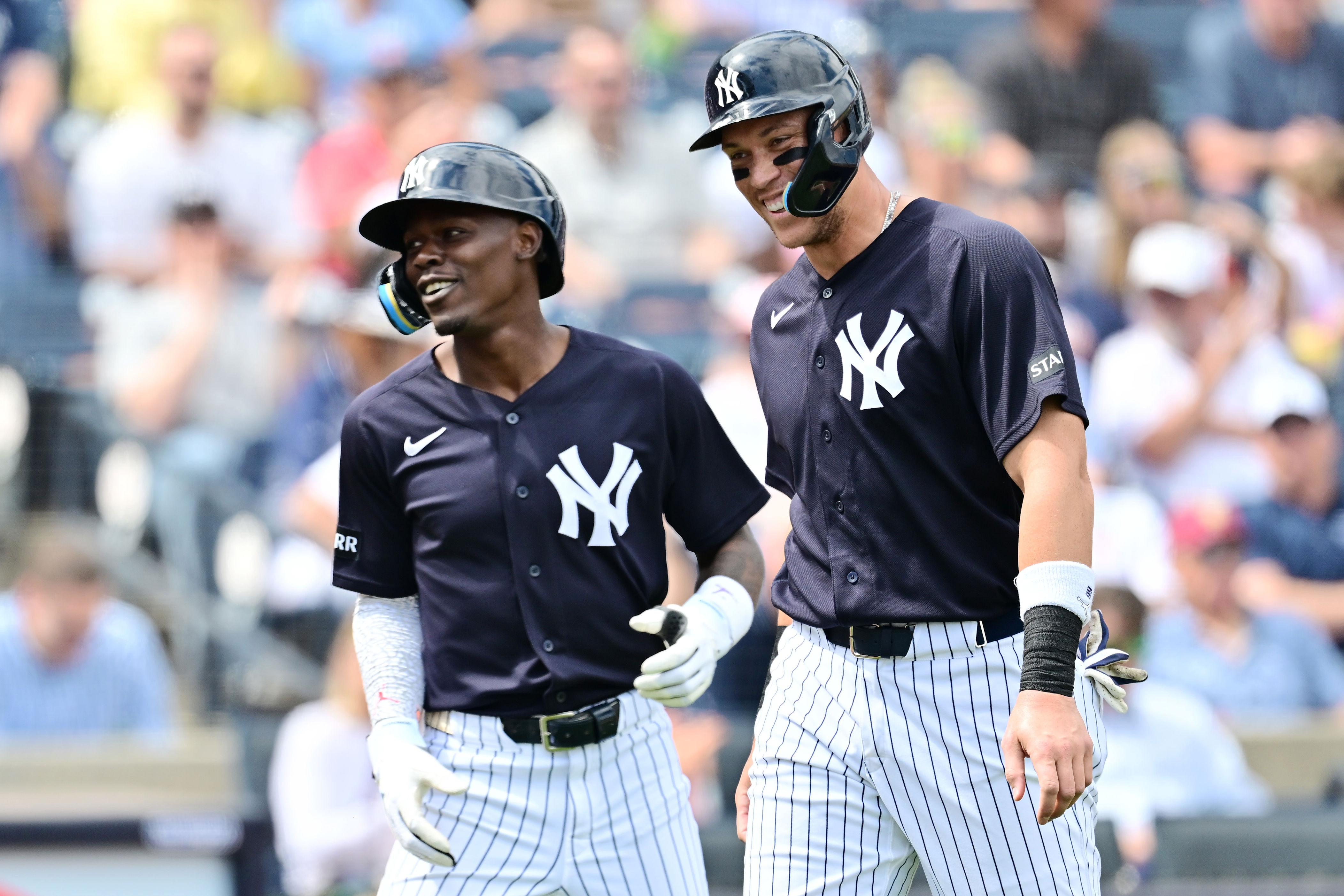 Yankees ride explosive first inning to spring training victory over Braves