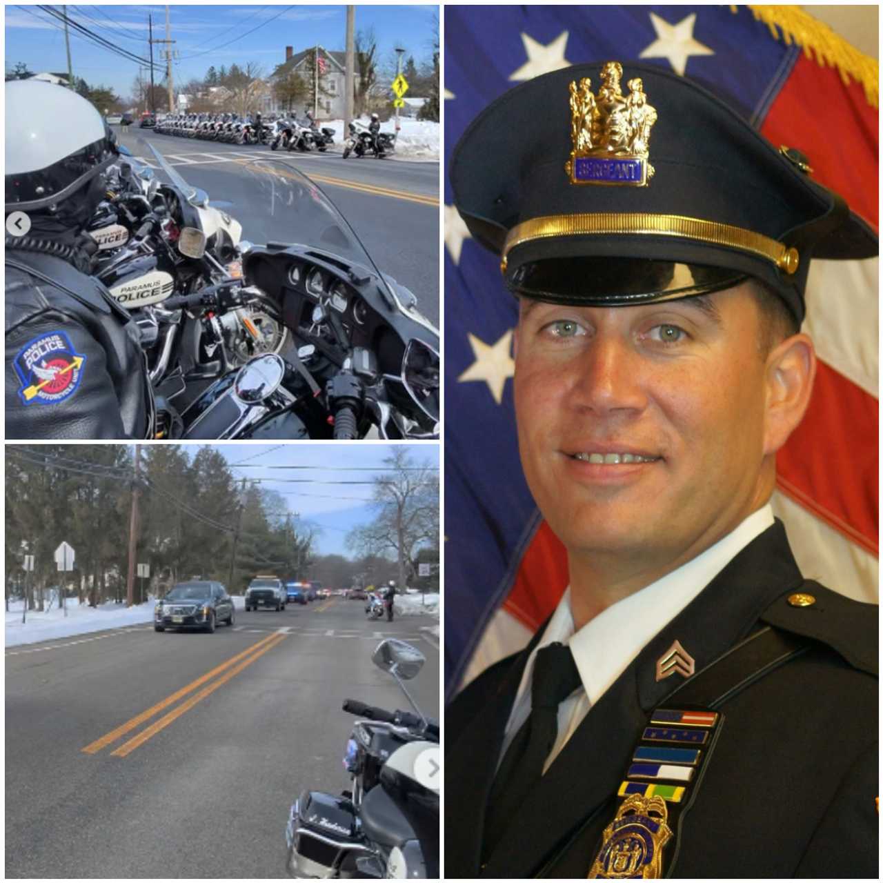 Video: Massive police procession honors late Englewood Cliffs police ...