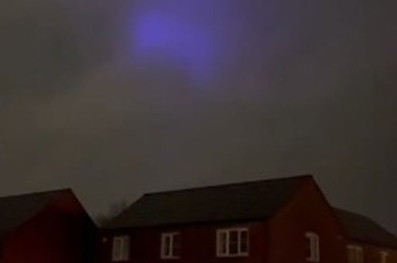 Riddle of mystery blue light over Midlands town linked to 'Flying Banana'
